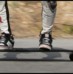 Sharing fun roads with Long-boarders.